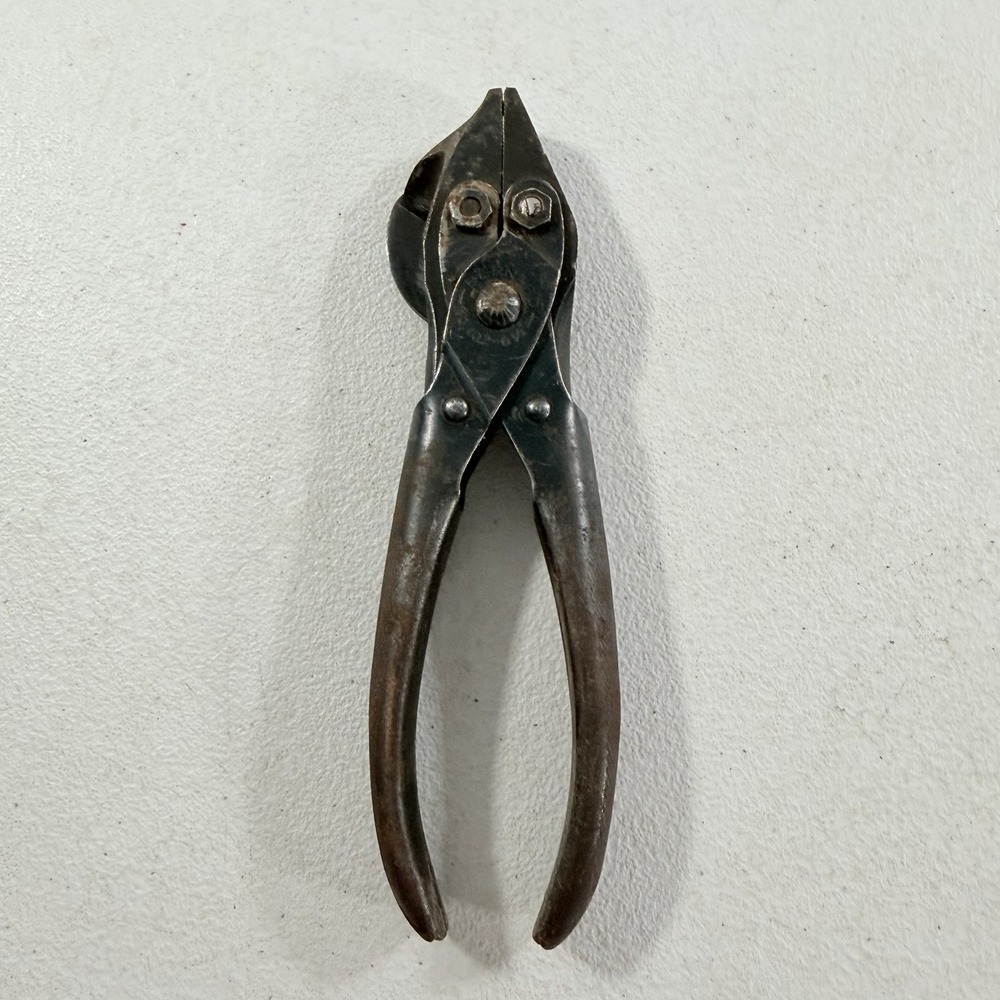 Vintage W. Schollhorn No. 102 6-1/2" Bernard Combination Parallel‎ Pliers USA
